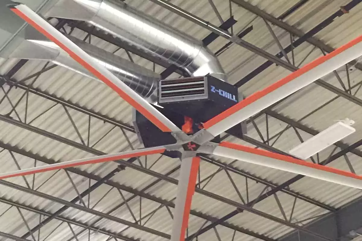 Z-CHILL Fan & Diffuser System - Riekes Equipment